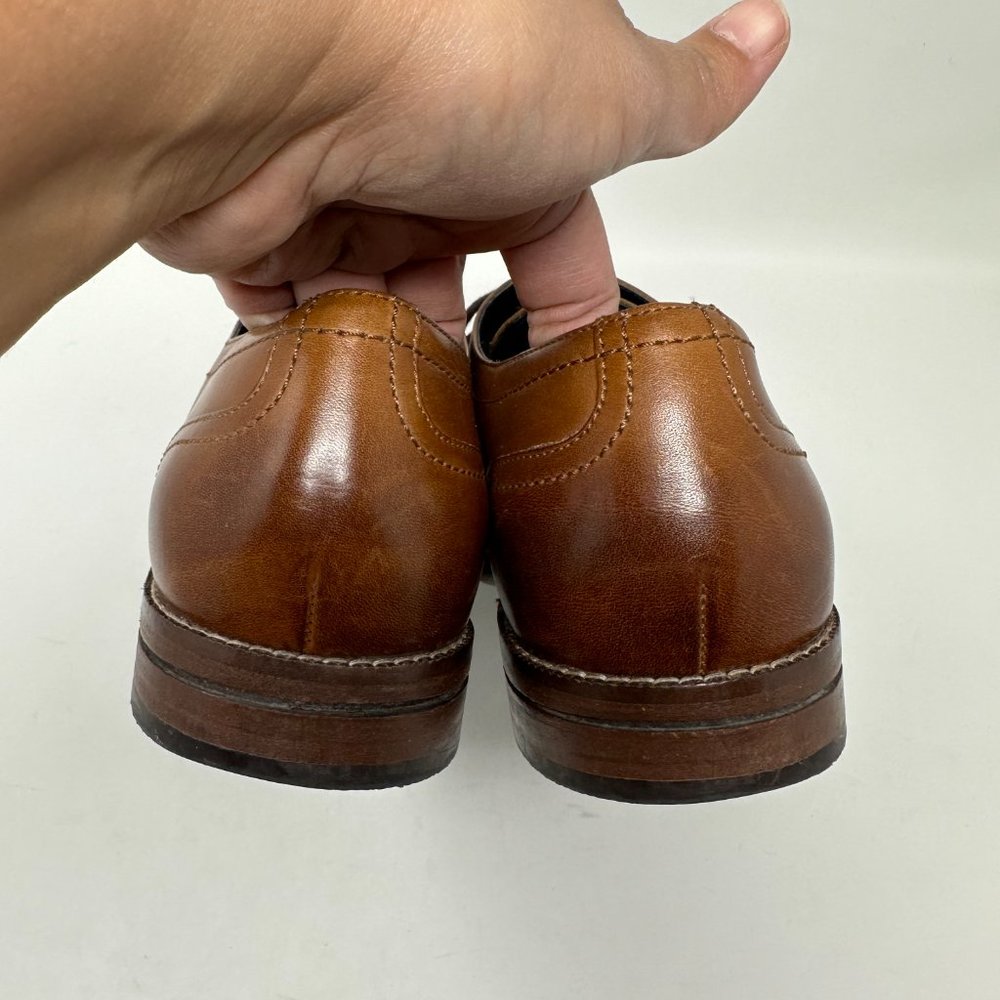 Cole Haan Oxford Grand 360 Johnson Derby Brown Leather Shoes Mens 9.5M - Picture 4 of 14